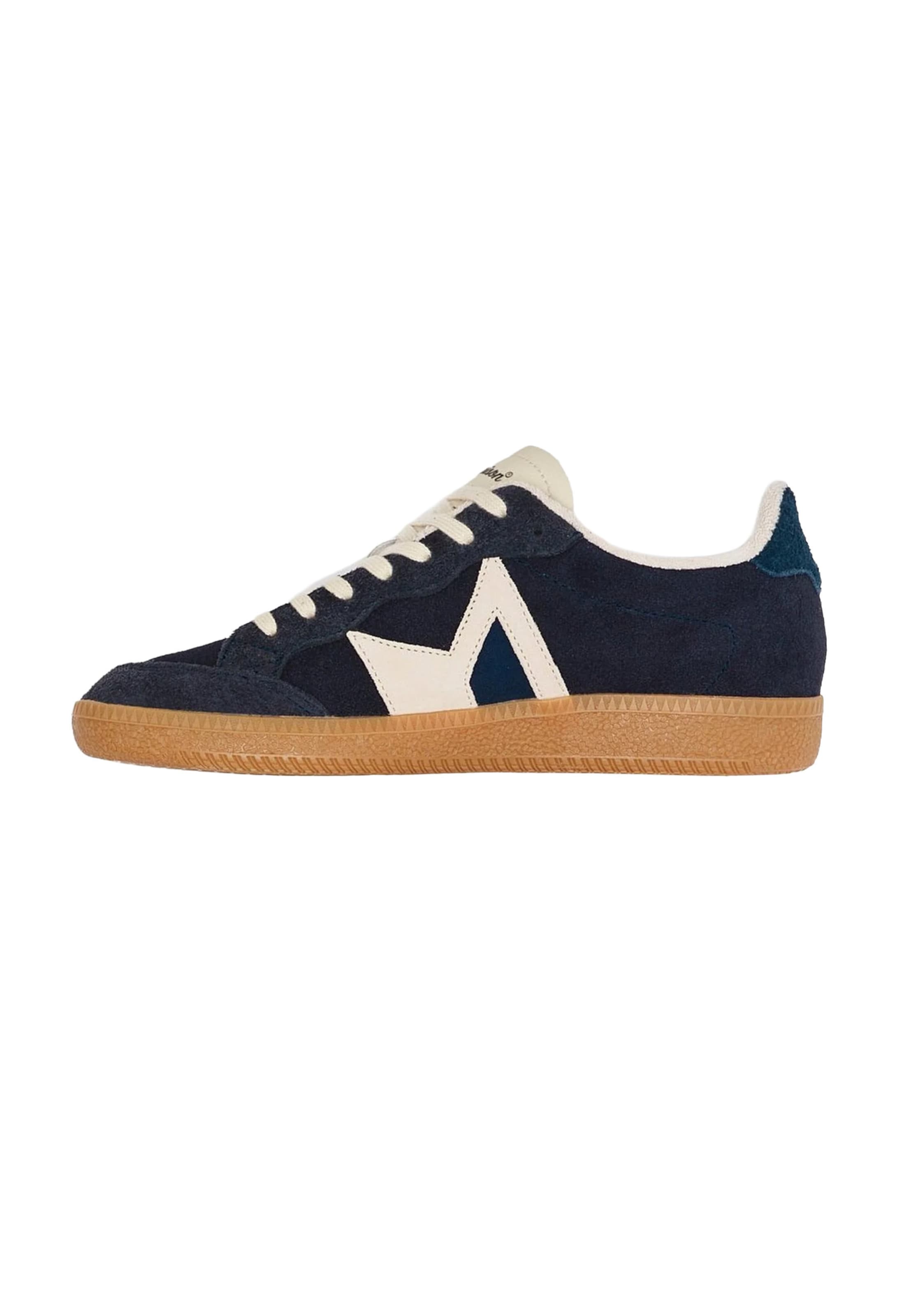 Morrison Platform trainers in Blue: front