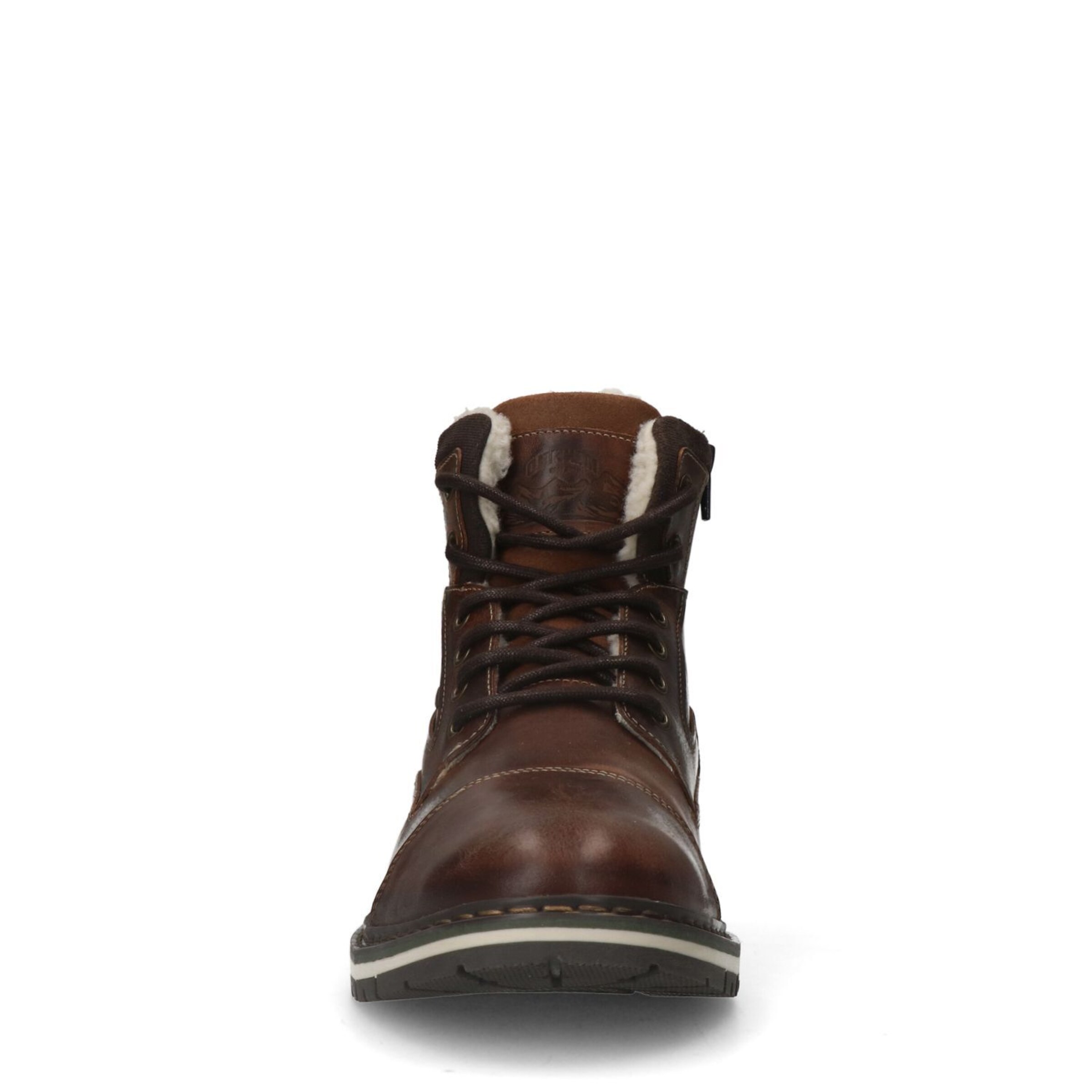 MANFIELD Lace-Up Boots in Brown