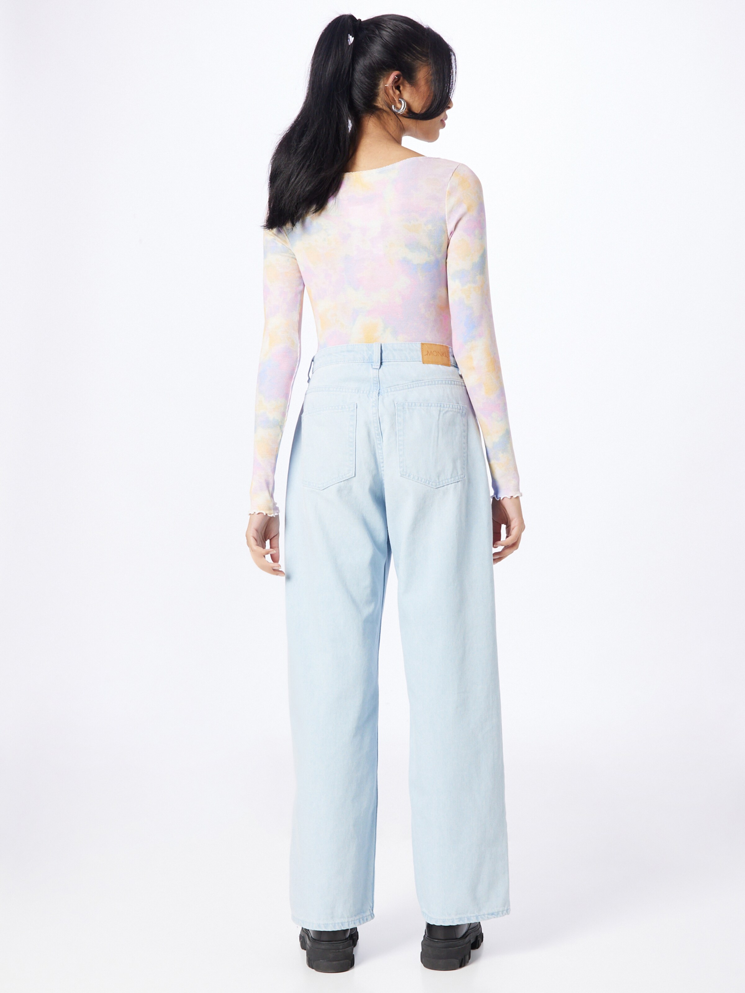 Frauen Große Größen Monki Jeans 'Thea' in Hellblau - JK25749 Frauen Große Größen Monki Jeans 'Thea' in Hellblau - JK25749