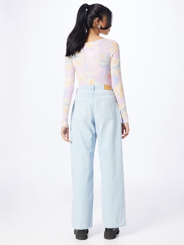 Monki Wide leg Jeans in Blauw