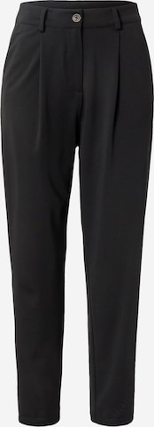 Love & Divine Regular Pleat-Front Pants in Black: front