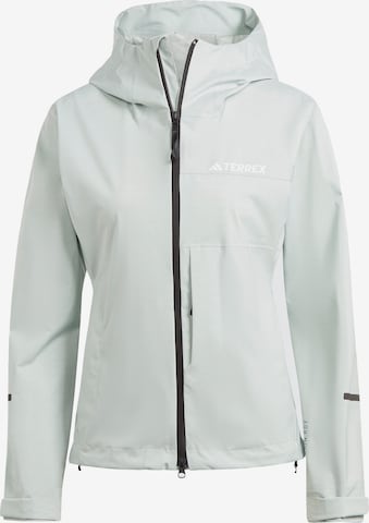 Geacă outdoor 'Multi Rain.Rdy 2.5-Layer Rain' de la ADIDAS TERREX pe gri: față