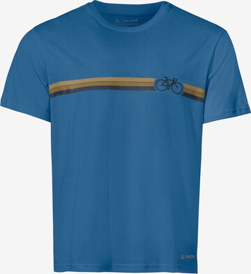 VAUDE Functioneel shirt 'M Cyclist T V' in Blauw: voorkant