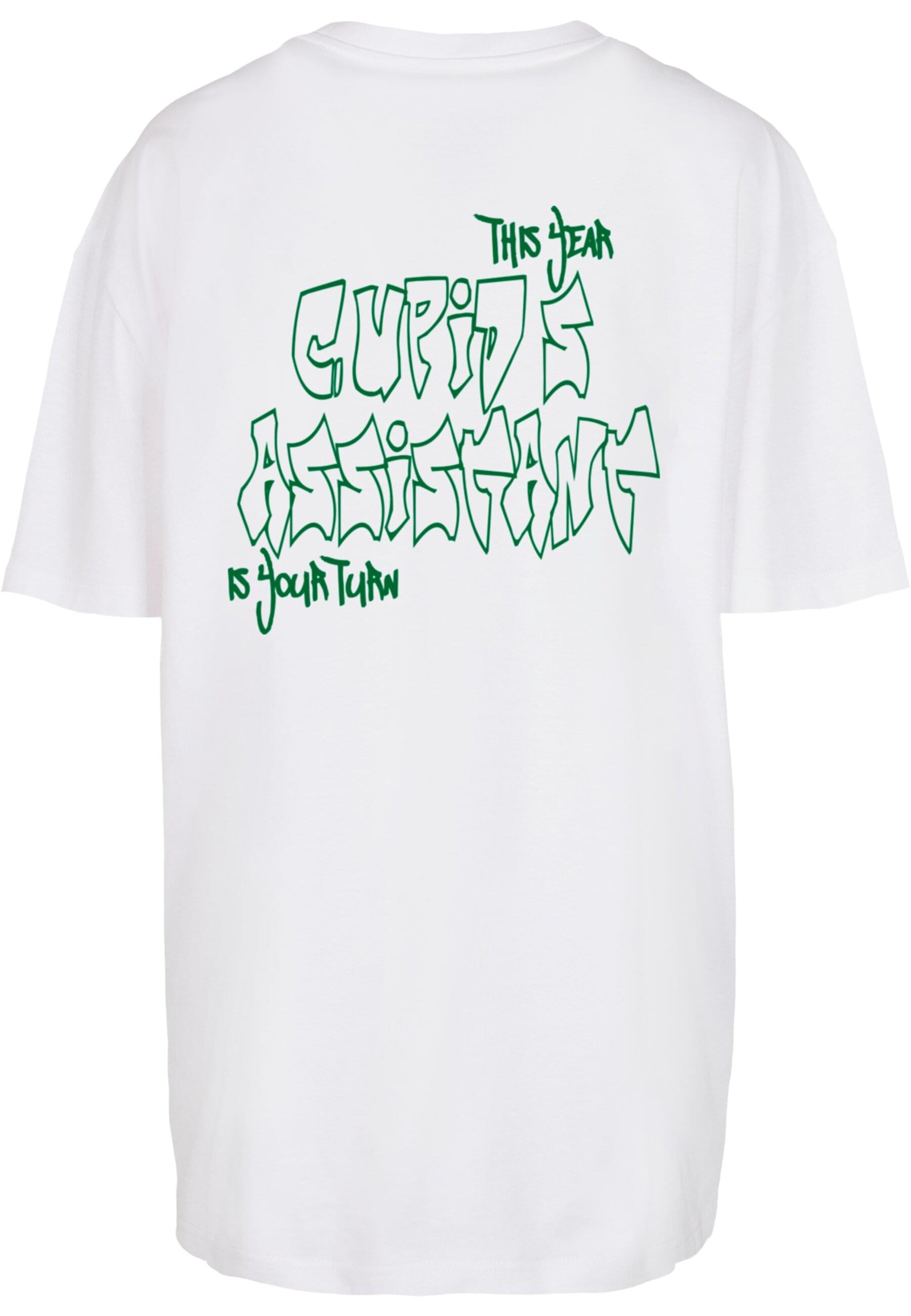 Merchcode Oversized shirt 'Cupid´s Assistant' in Wit