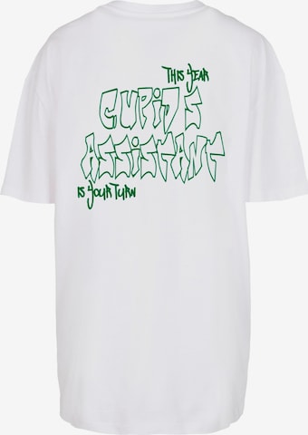 Merchcode Oversized Shirt 'Cupid´s Assistant' in White