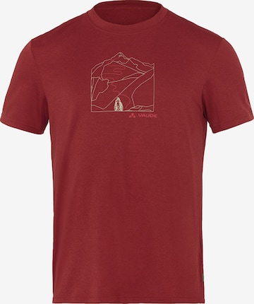 VAUDE T-Shirt in Rot: Vorderseite