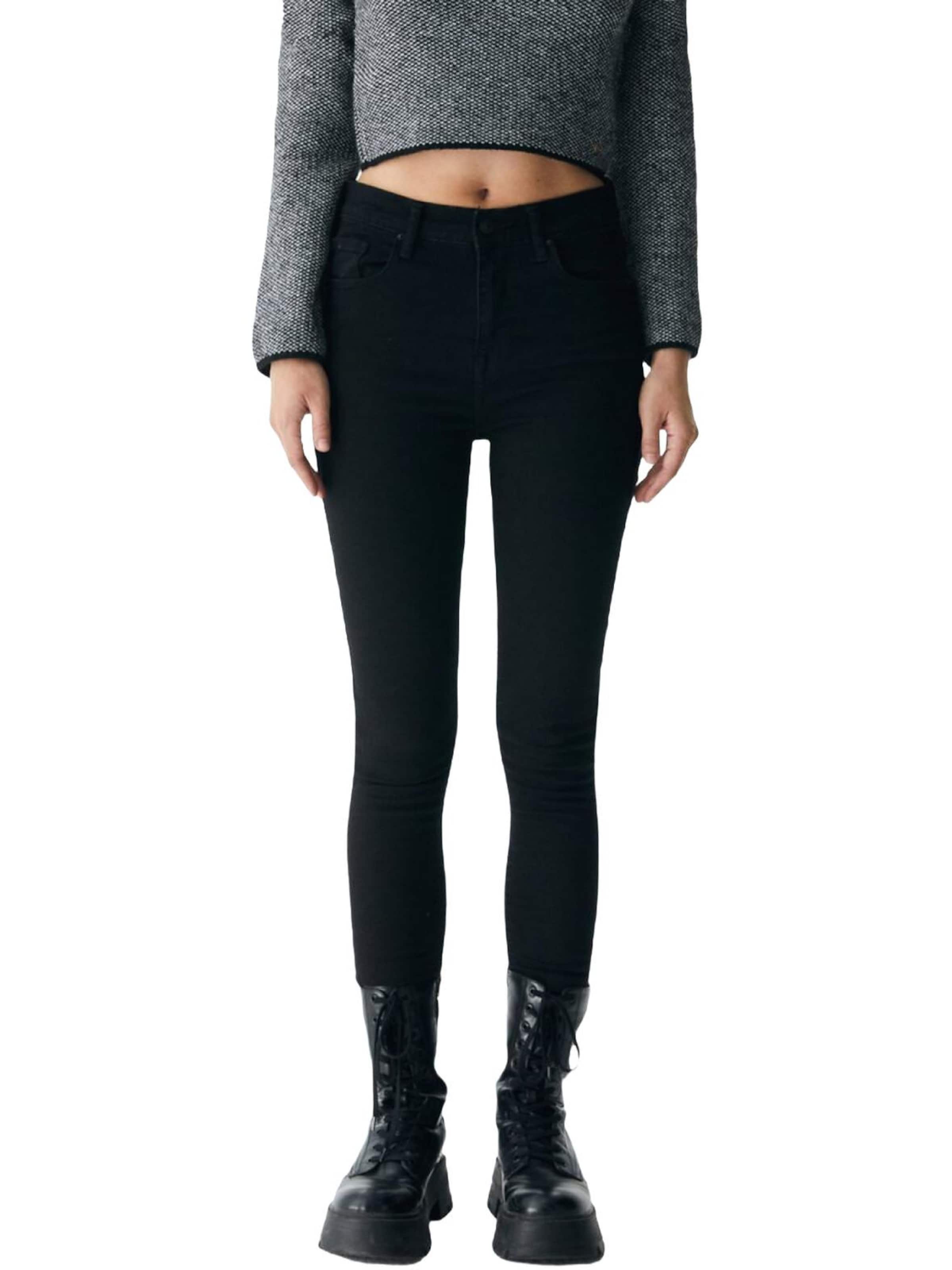 LTB Jeans - Skinny Vaquero 'LTB Jeans Damen Tanya X Skinny Leg Mid Waist Jeanshose' en negro: frente