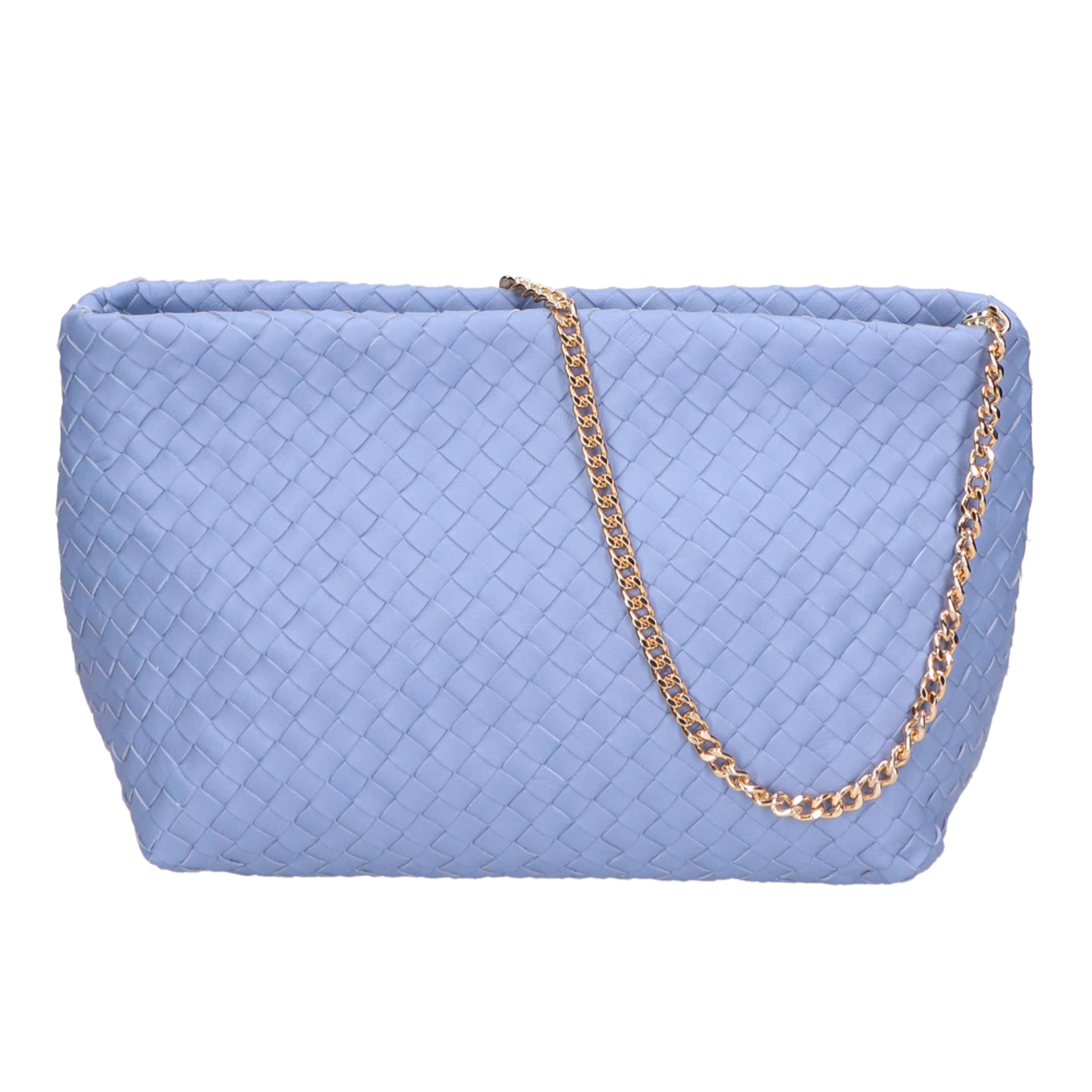 Borsa a spalla di Gave Lux in blu: frontale