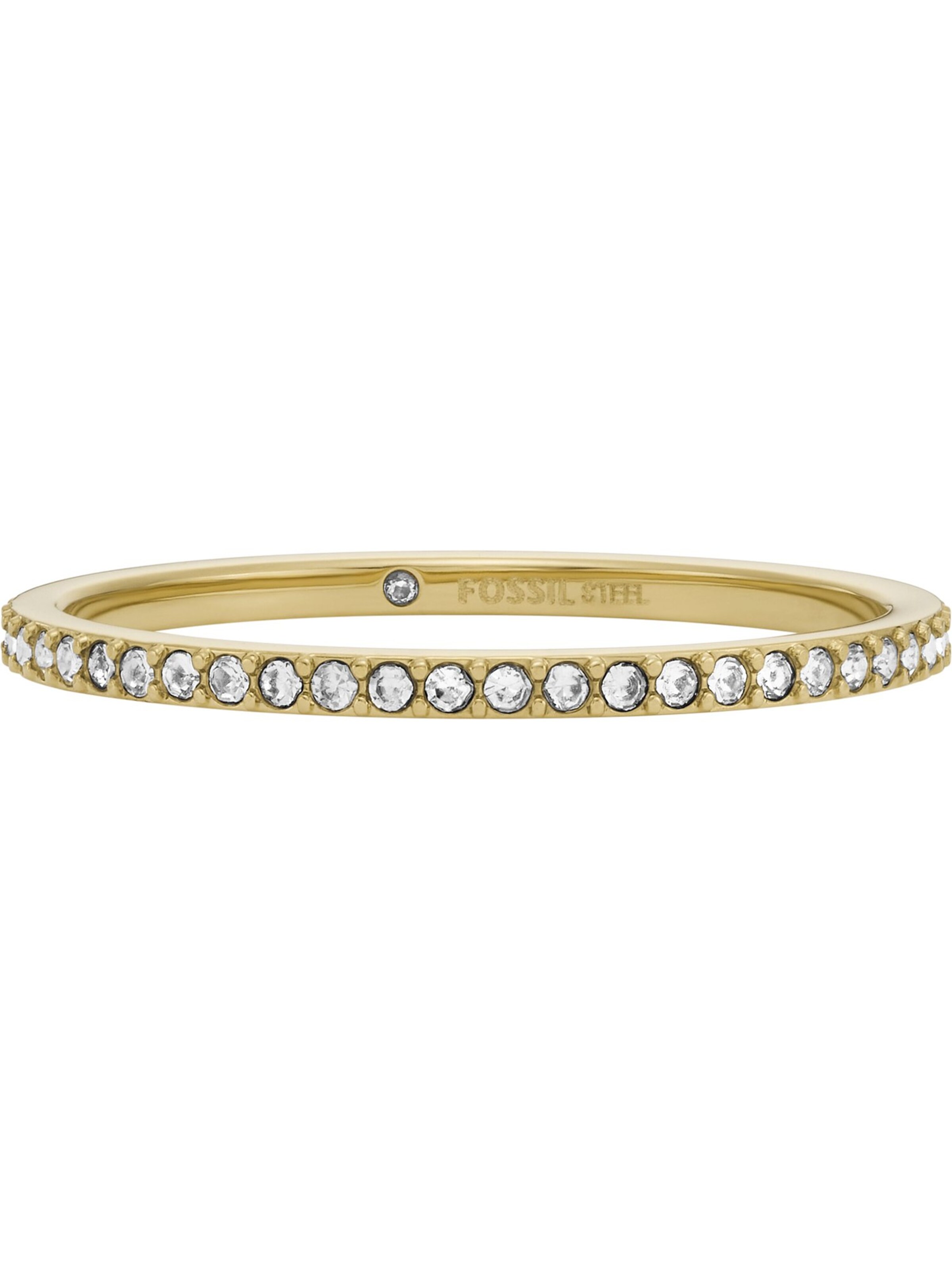 FOSSIL Ring in Gold: front