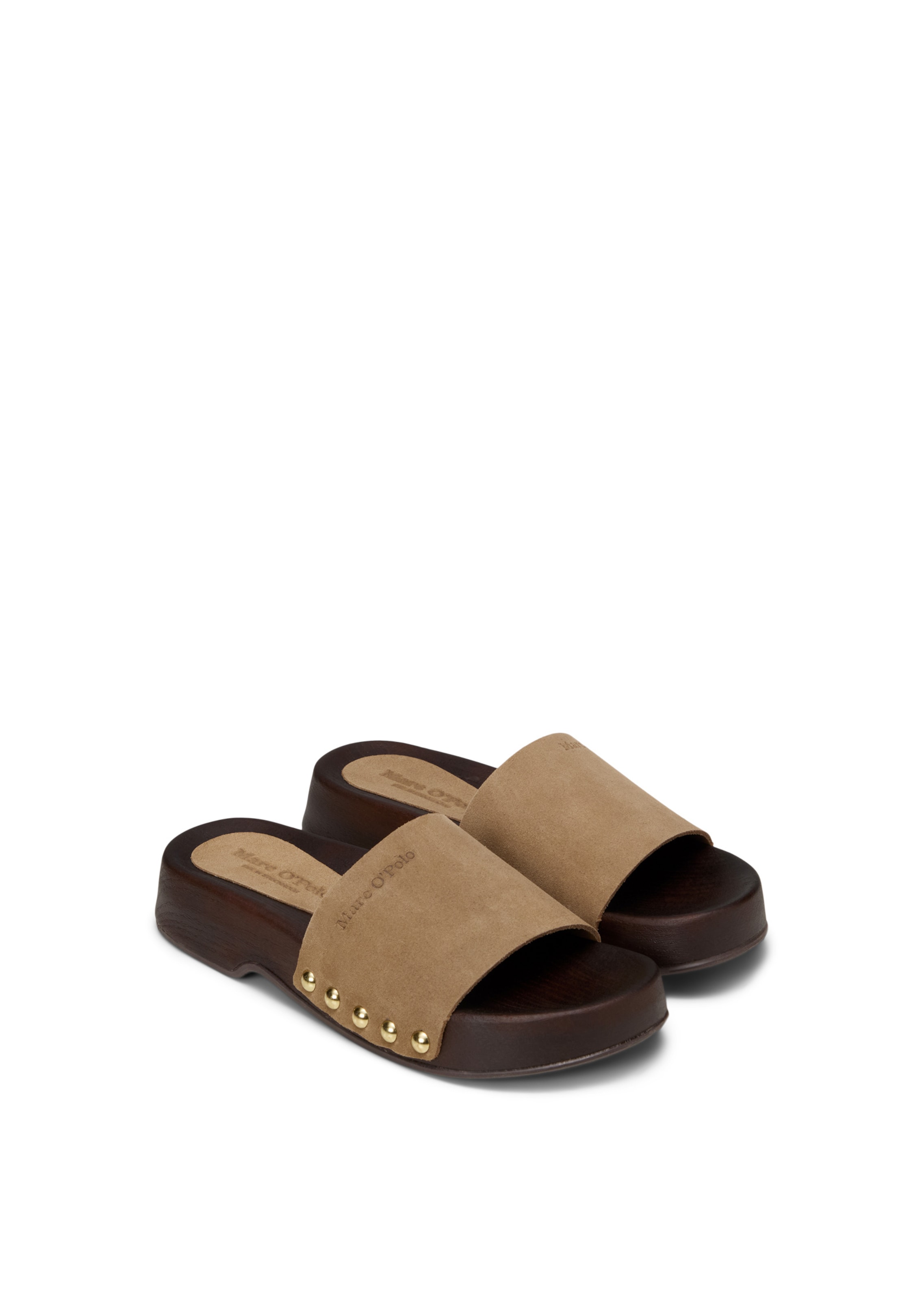 Marc O'Polo Clogs in Braun