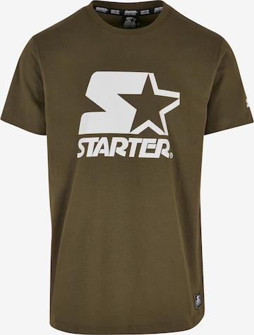 Starter Black Label Shirt in Groen: voorkant