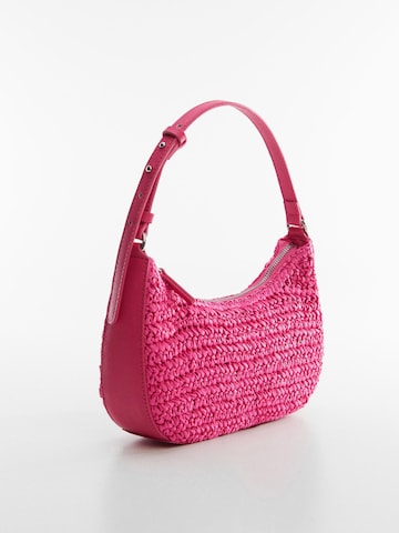 MANGO Handbag 'Tenerife' in Pink: front