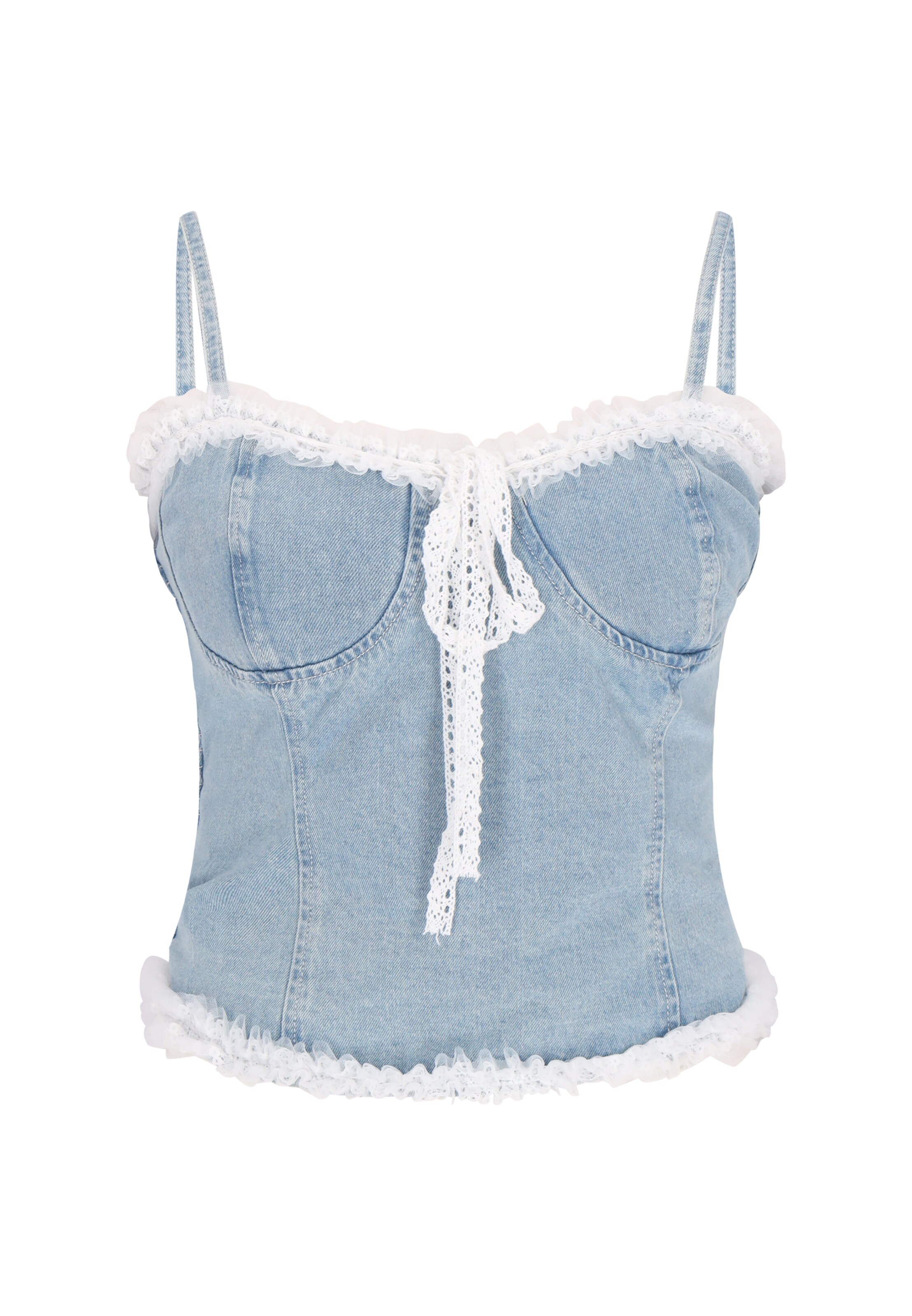 MYMO Top in Blauw: voorkant