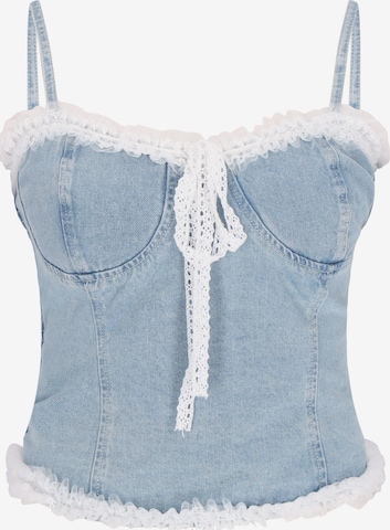 MYMO Top in Blauw: voorkant