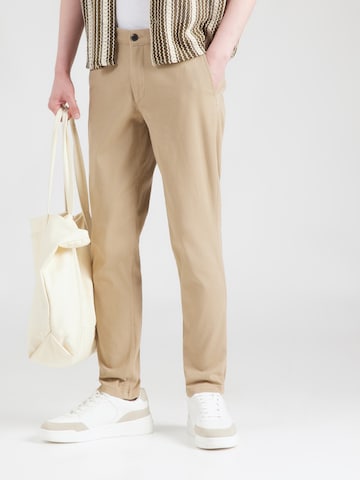 bēšs JACK & JONES Piegulošs Čino bikses 'JJIMARCO JJDAVE': no priekšpuses