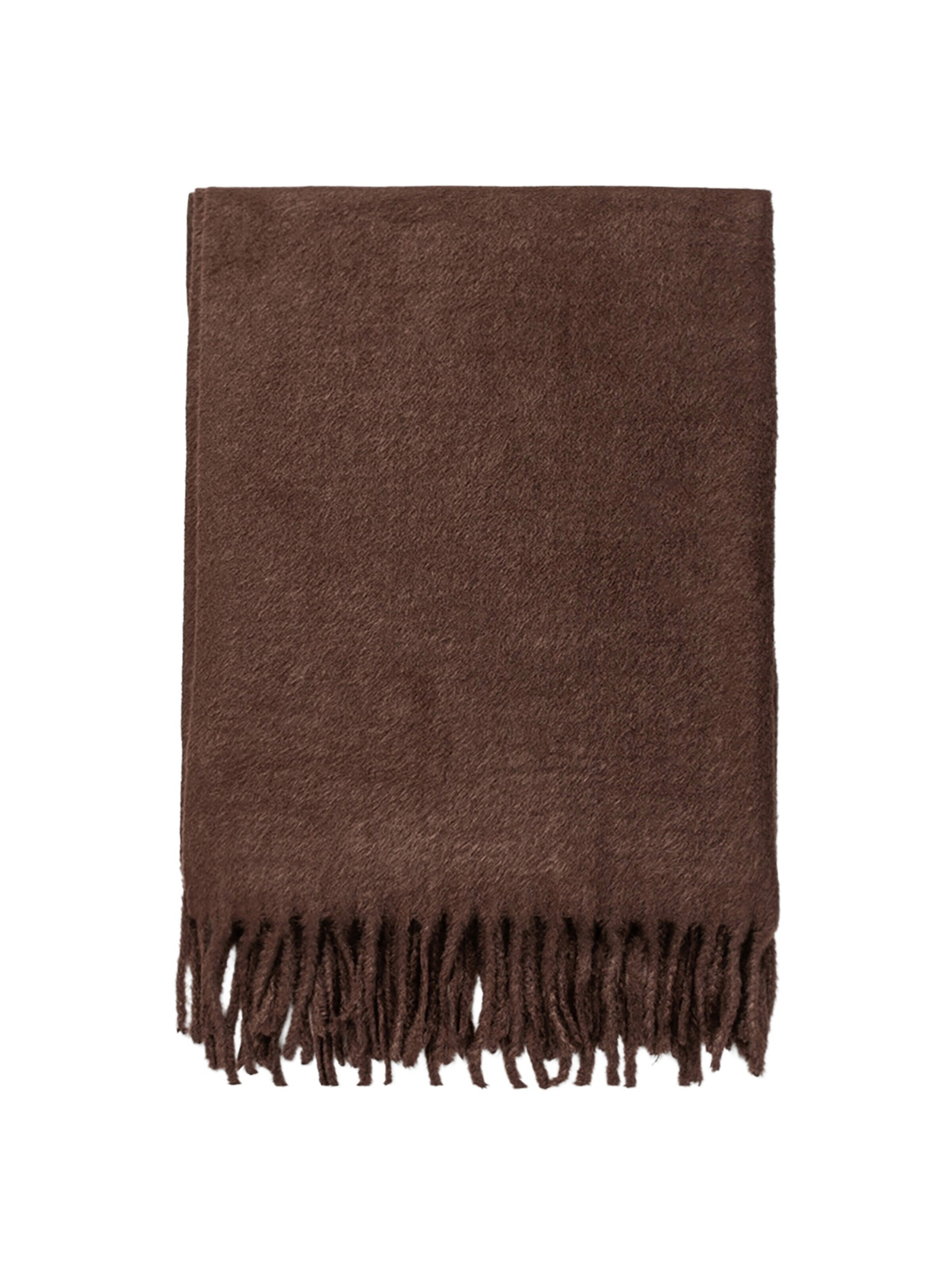 L'Arte Milano Shawl in Brown: front
