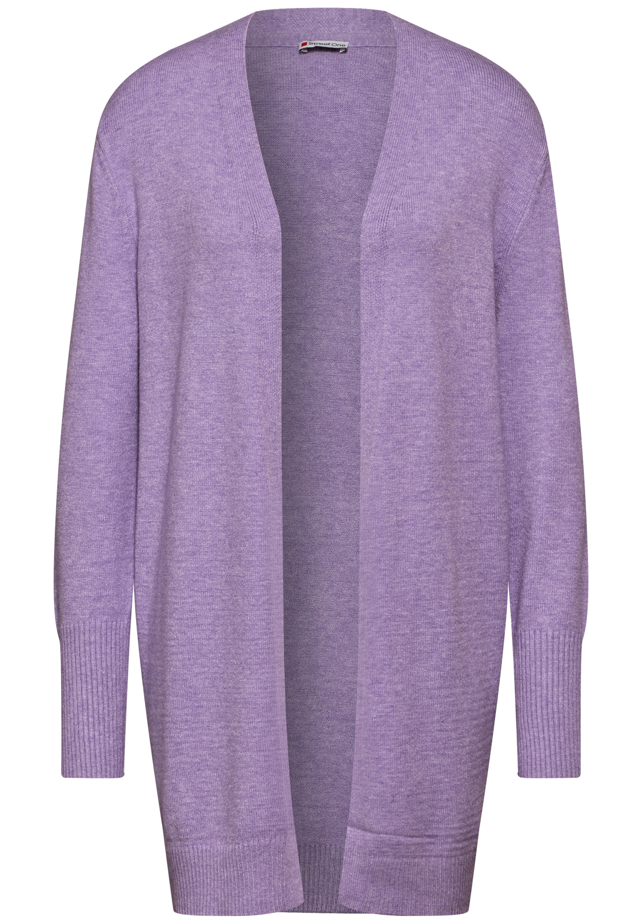 STREET ONE Strickjacke in Lila: Vorderseite