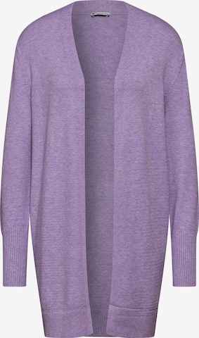 STREET ONE Strickjacke in Lila: Vorderseite