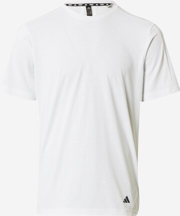 T-Shirt fonctionnel 'Base' ADIDAS PERFORMANCE en blanc : devant