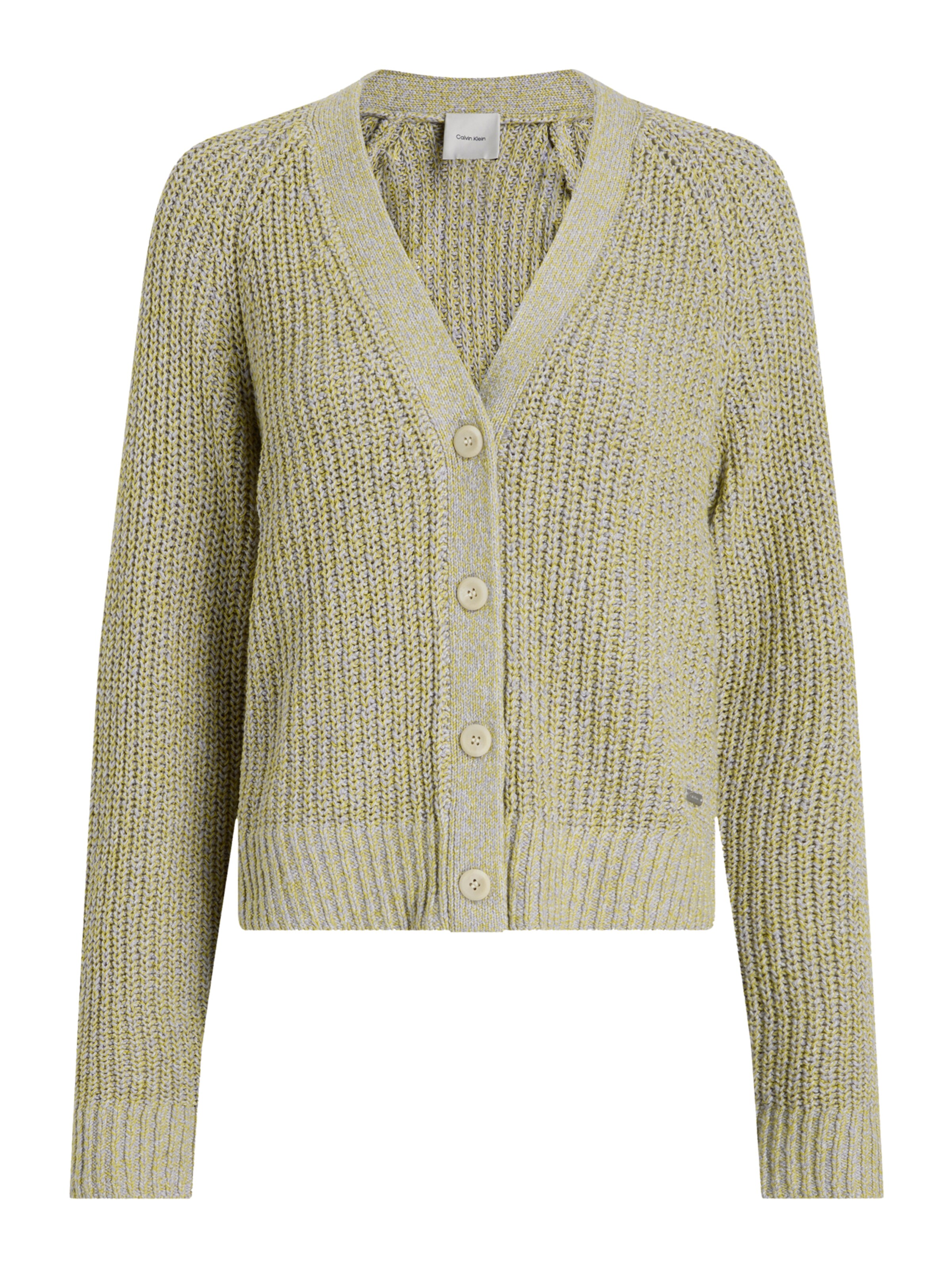 Calvin Klein Knit cardigan in Green: front