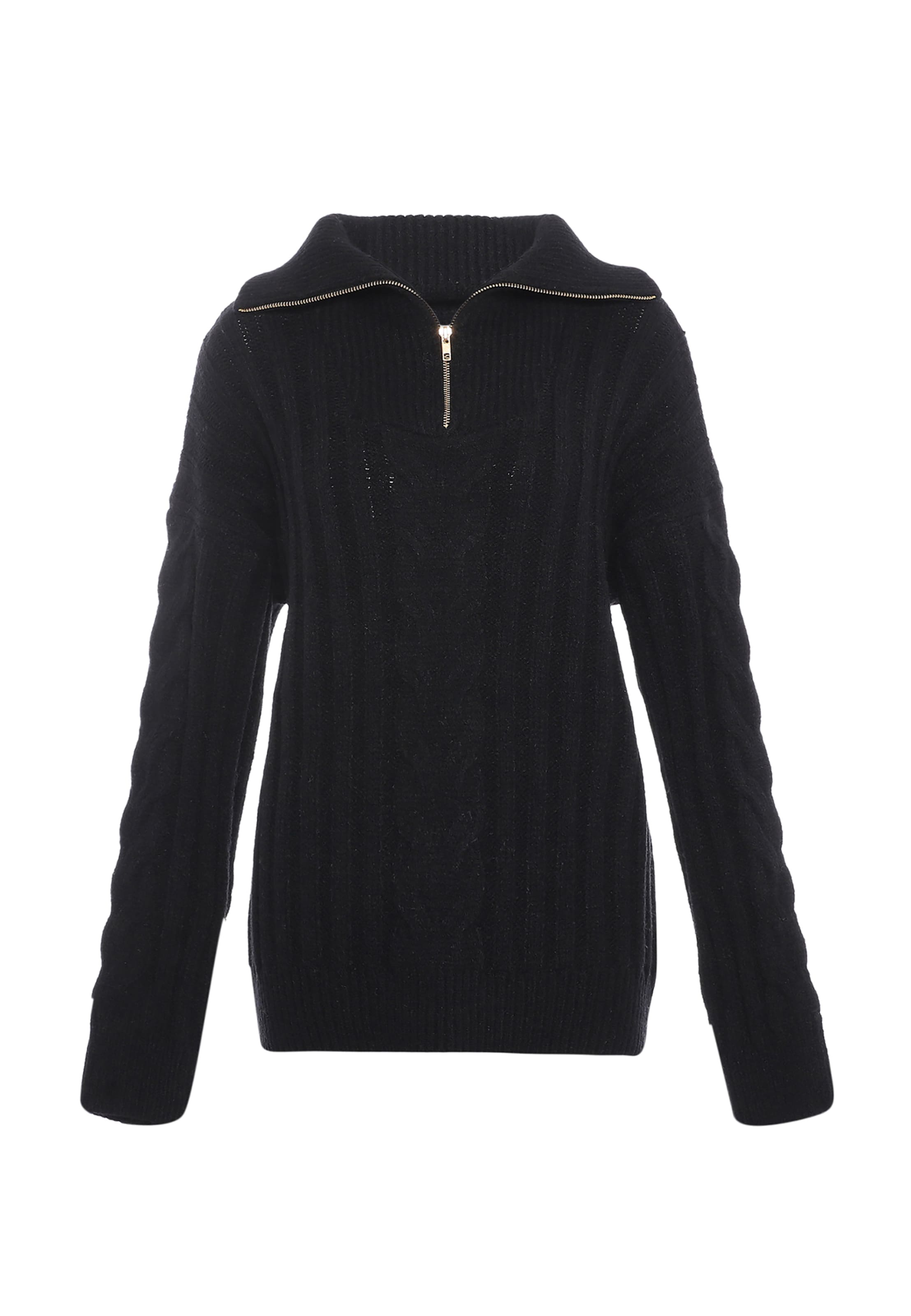 aleva Sweater in Black: front