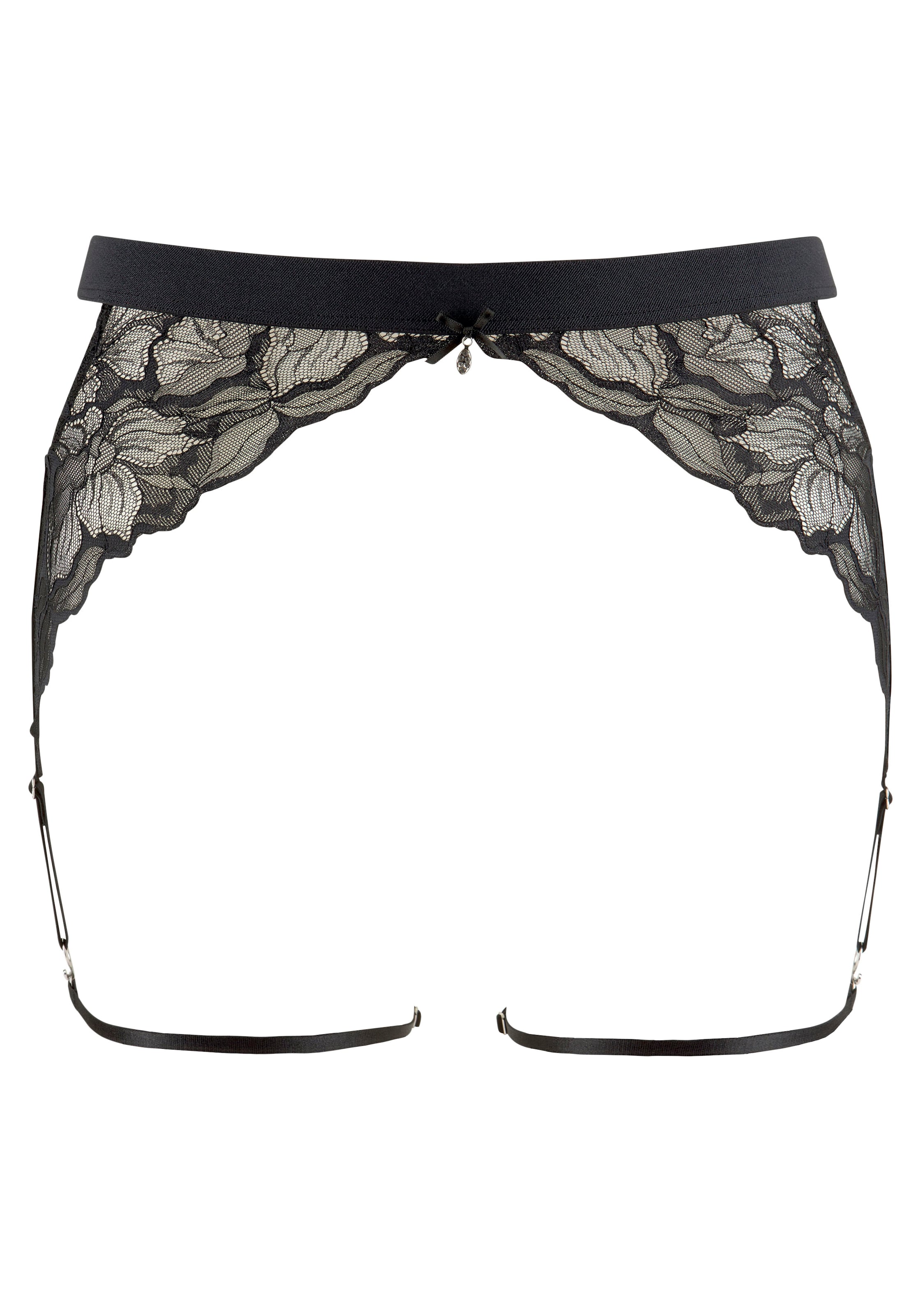 Accessorio per reggiseno 'Garter belt' di LASCANA in nero: frontale