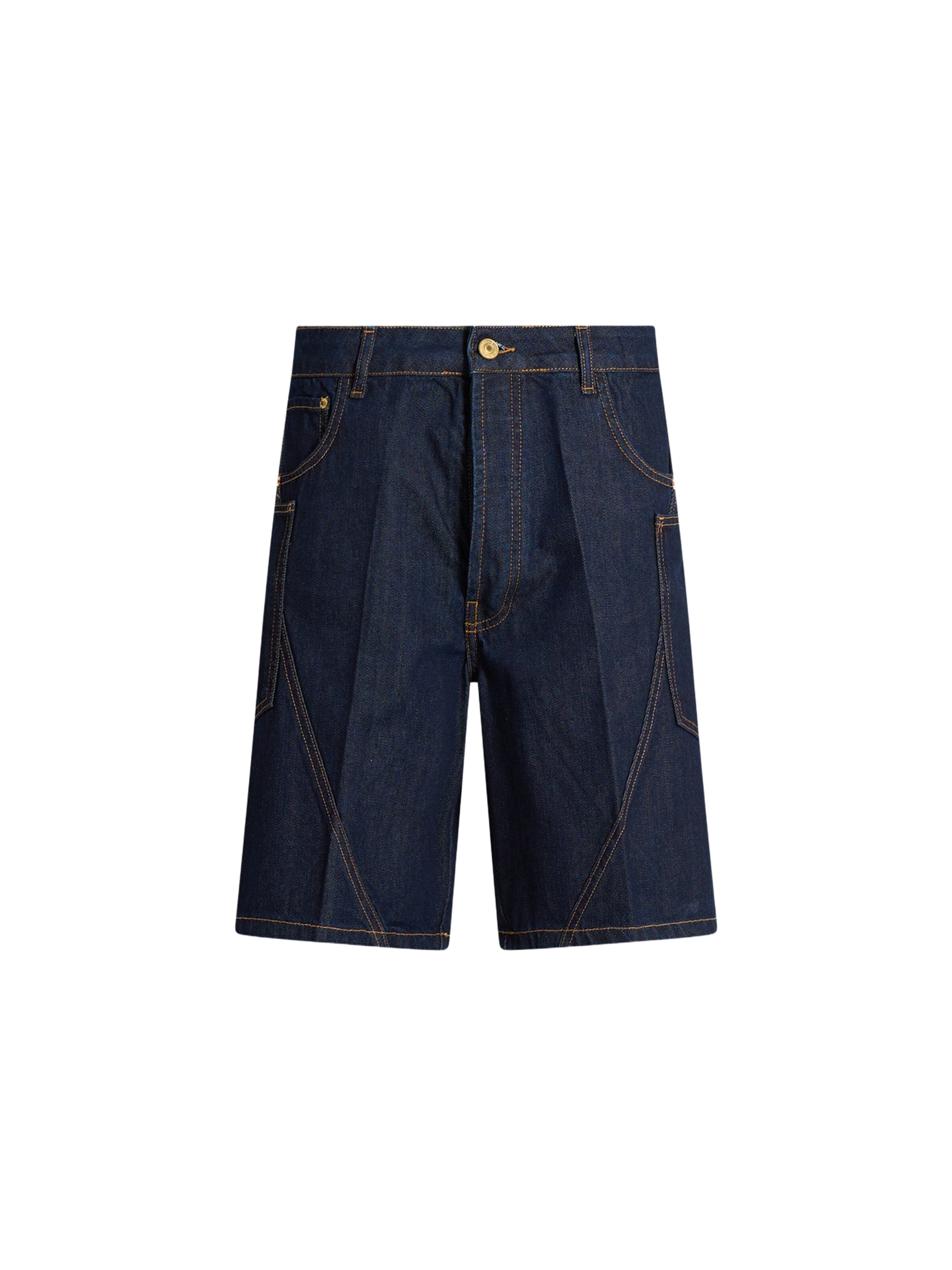 Yes London Regular Shorts in Blau: Vorderseite