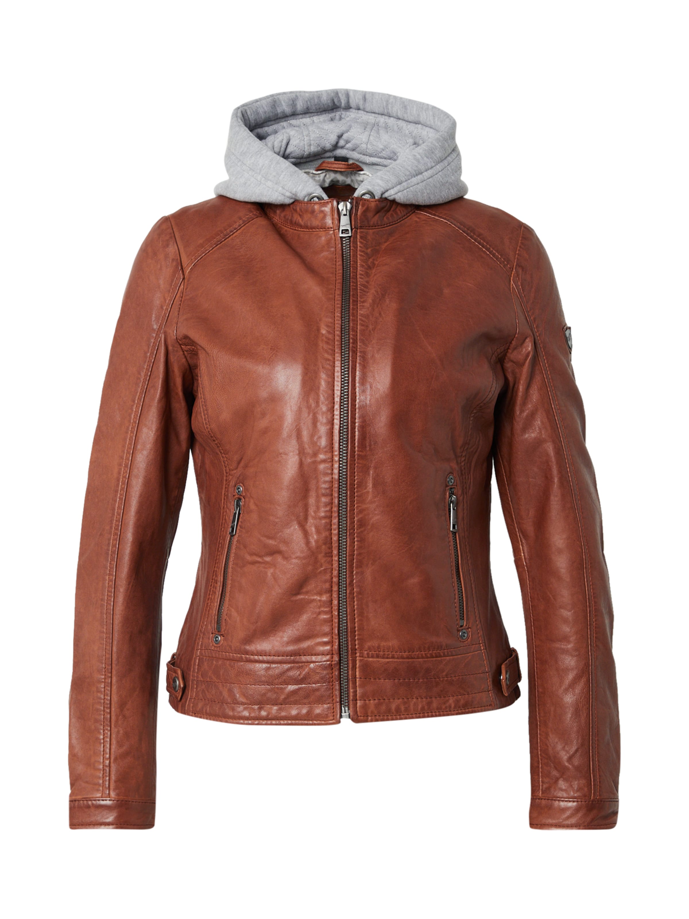 Mauritius Přechodná bunda 'Aleni' – hnědá: přední strana