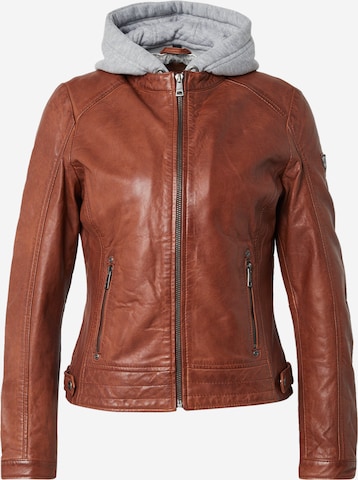 Mauritius Between-season jacket 'Aleni' in Brown: front