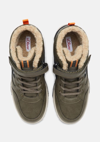 s.Oliver Trainers in Green: top