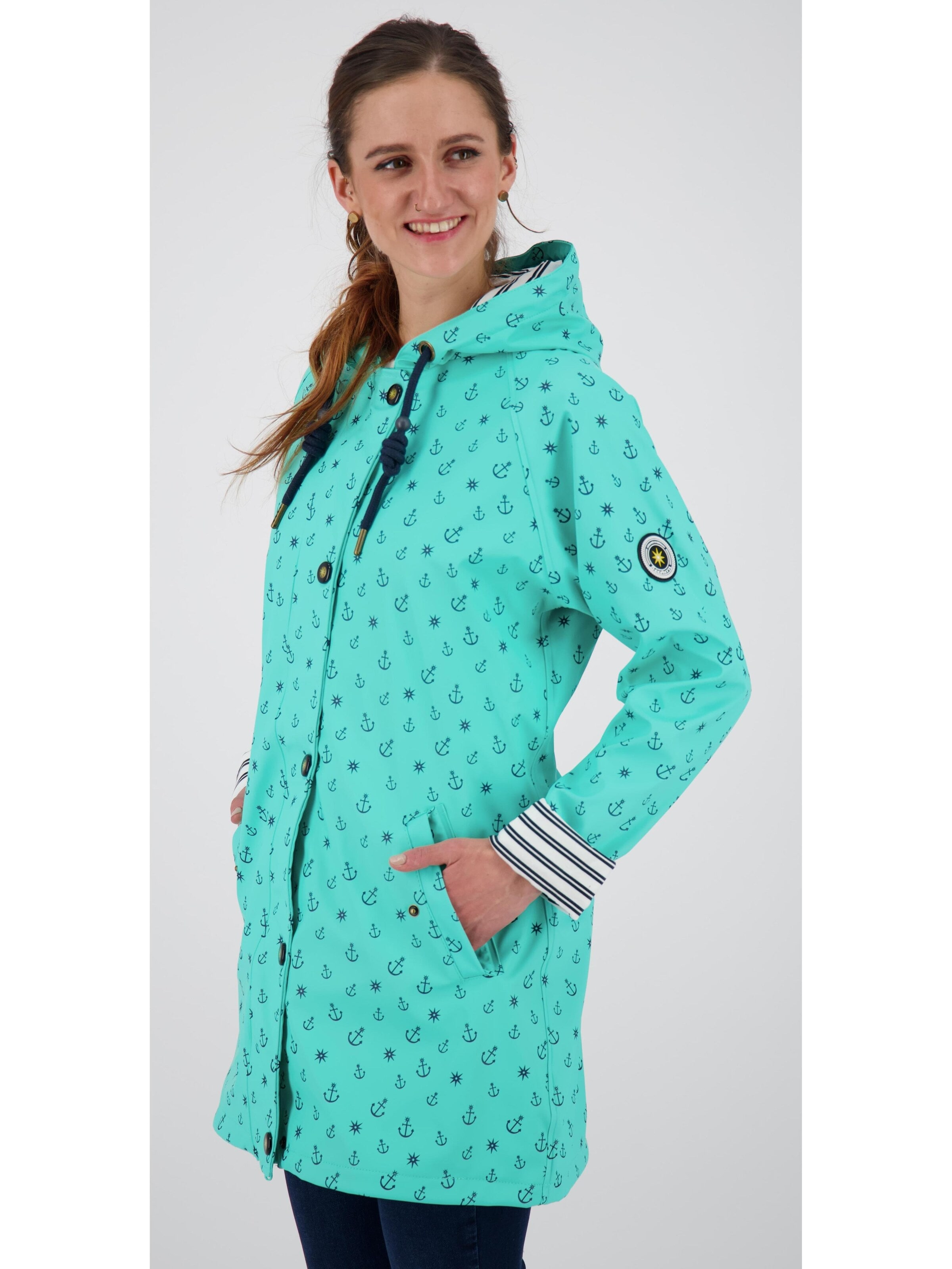 Parka di mezza stagione 'Friesennerz ANKERGLUTZAUBER' di ankerglut in blu
