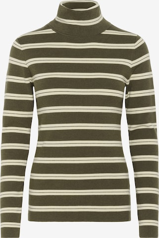 SOAKED IN LUXURY Pullover 'Spina' in Grün: Vorderseite