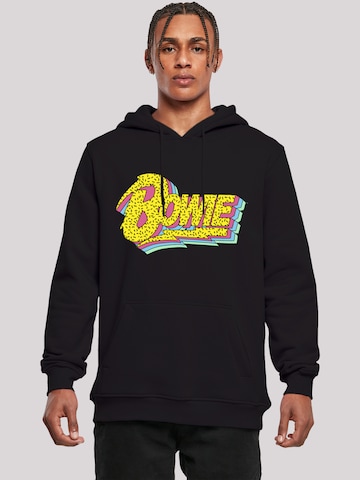 F4NT4STIC Sweatshirt 'David Bowie' in Schwarz: predná strana