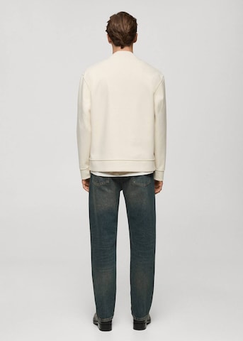 MANGO MAN Sweatshirt in Beige