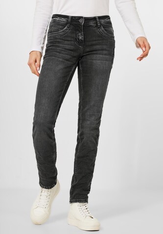 CECIL Jeans in Black: front