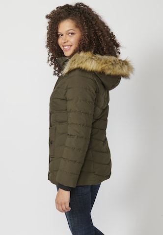 KOROSHI - Parka de inverno em verde