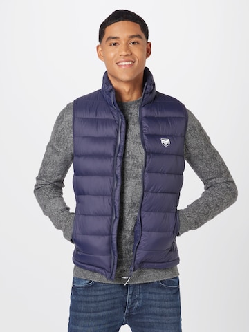 Lake View Vest 'David' in Blue: front