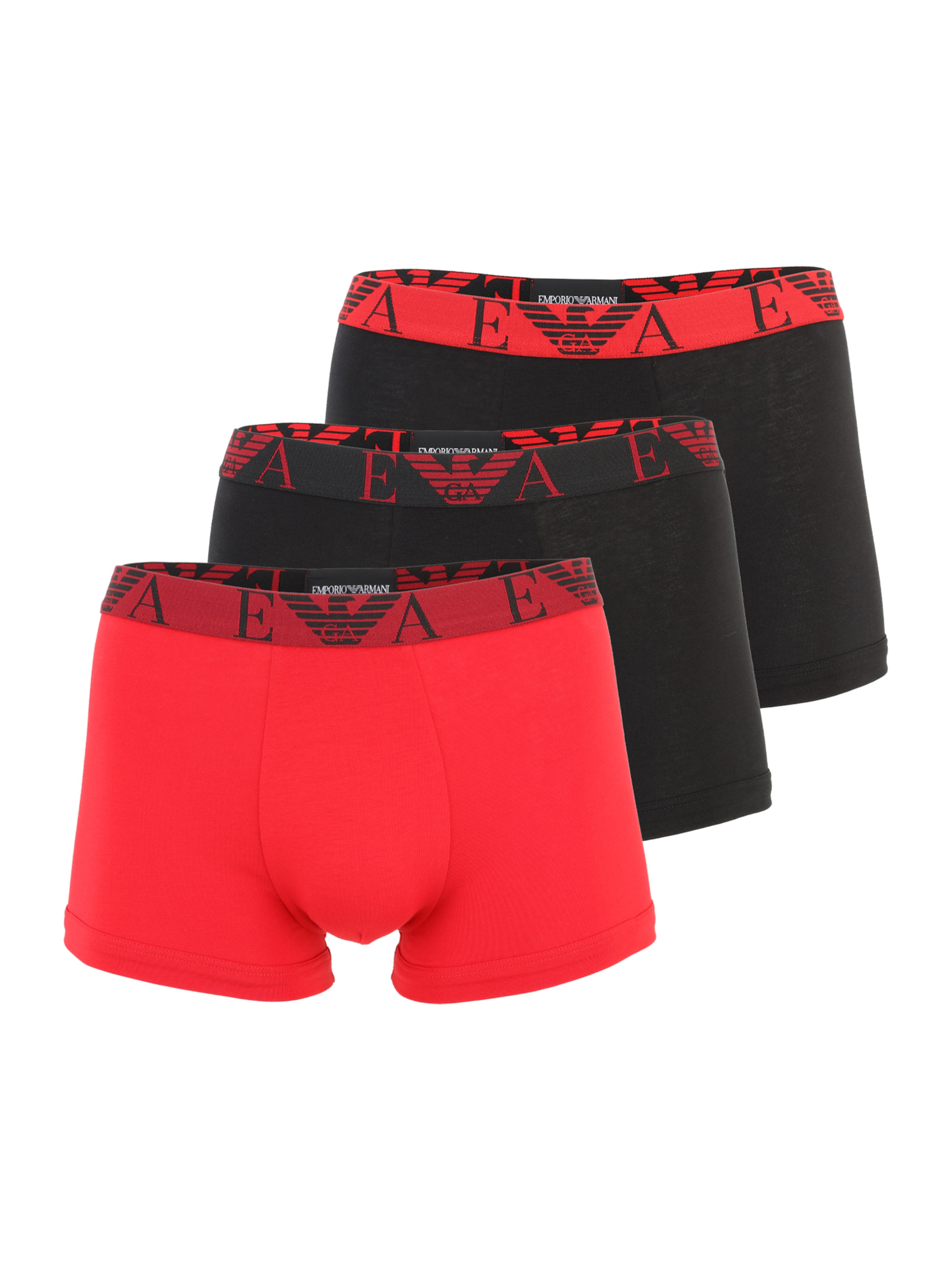 Emporio Armani Boxershorts in Rood: voorkant