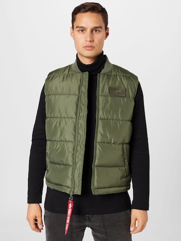 ALPHA INDUSTRIES Mellény - zöld: elől