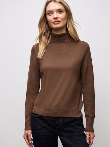 STREET ONE Pullover in Braun: Vorderseite