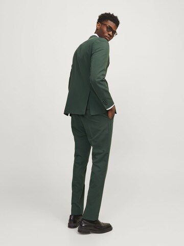 JACK & JONES Slim fit Pleated Pants 'JPRFranco' in Green