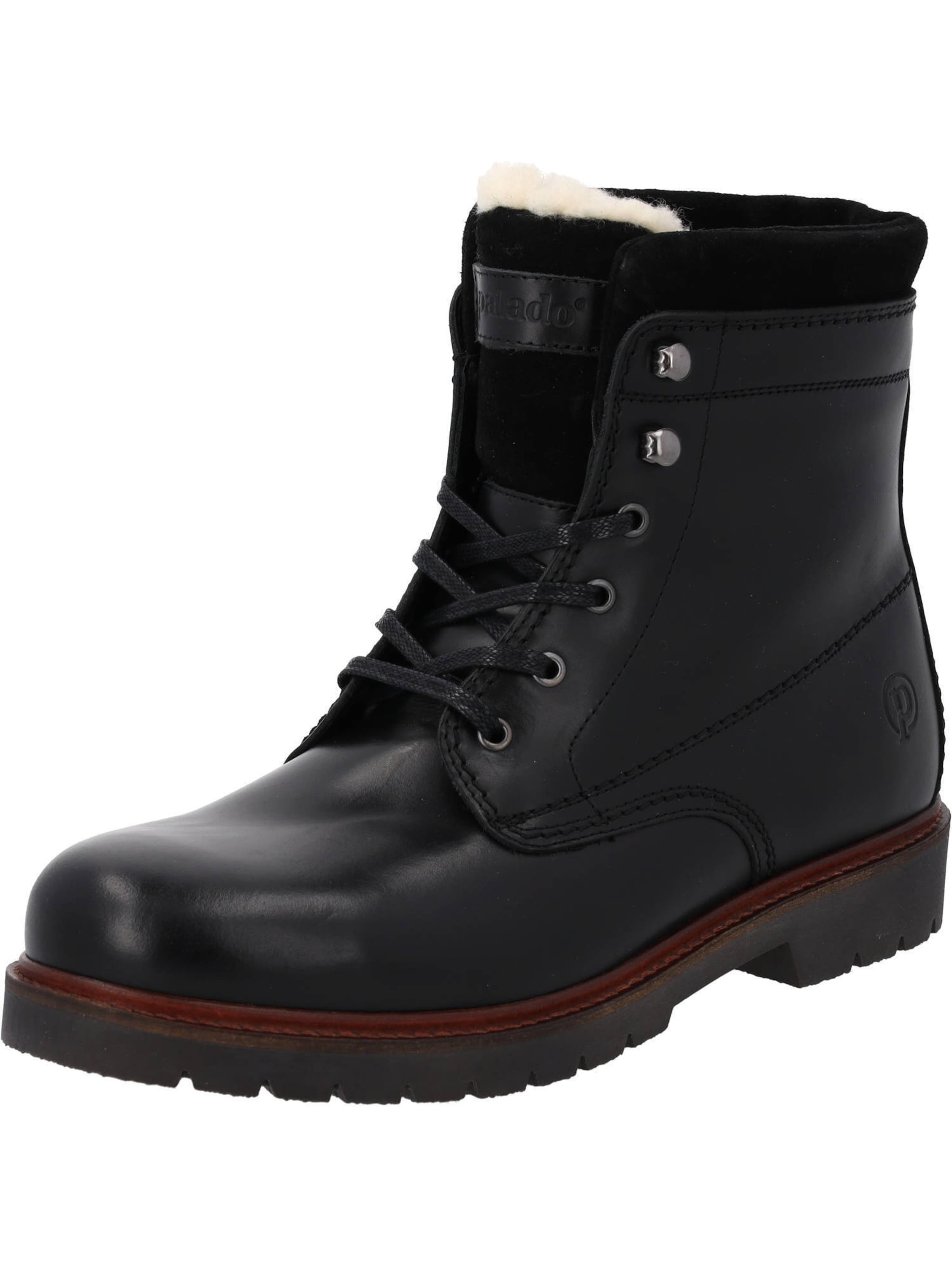 Palado - Botas com atacadores 'Ocobs' em preto: frente