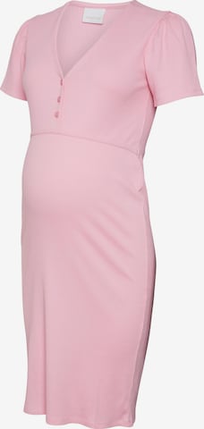 MAMALICIOUS Kleid 'Zitta' in Pink: predná strana