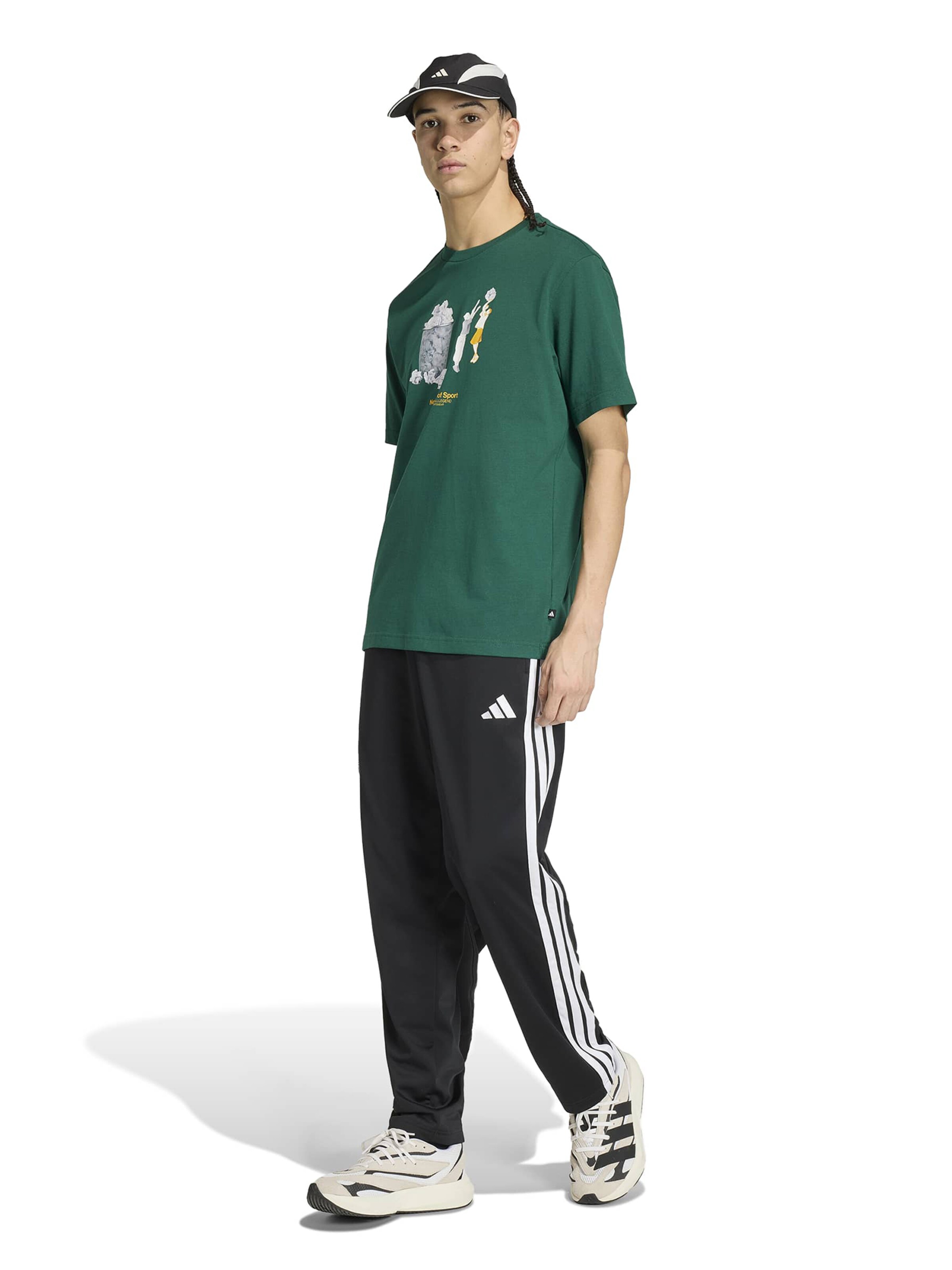 ADIDAS SPORTSWEAR Functioneel shirt 'SKT HOOP' in Groen