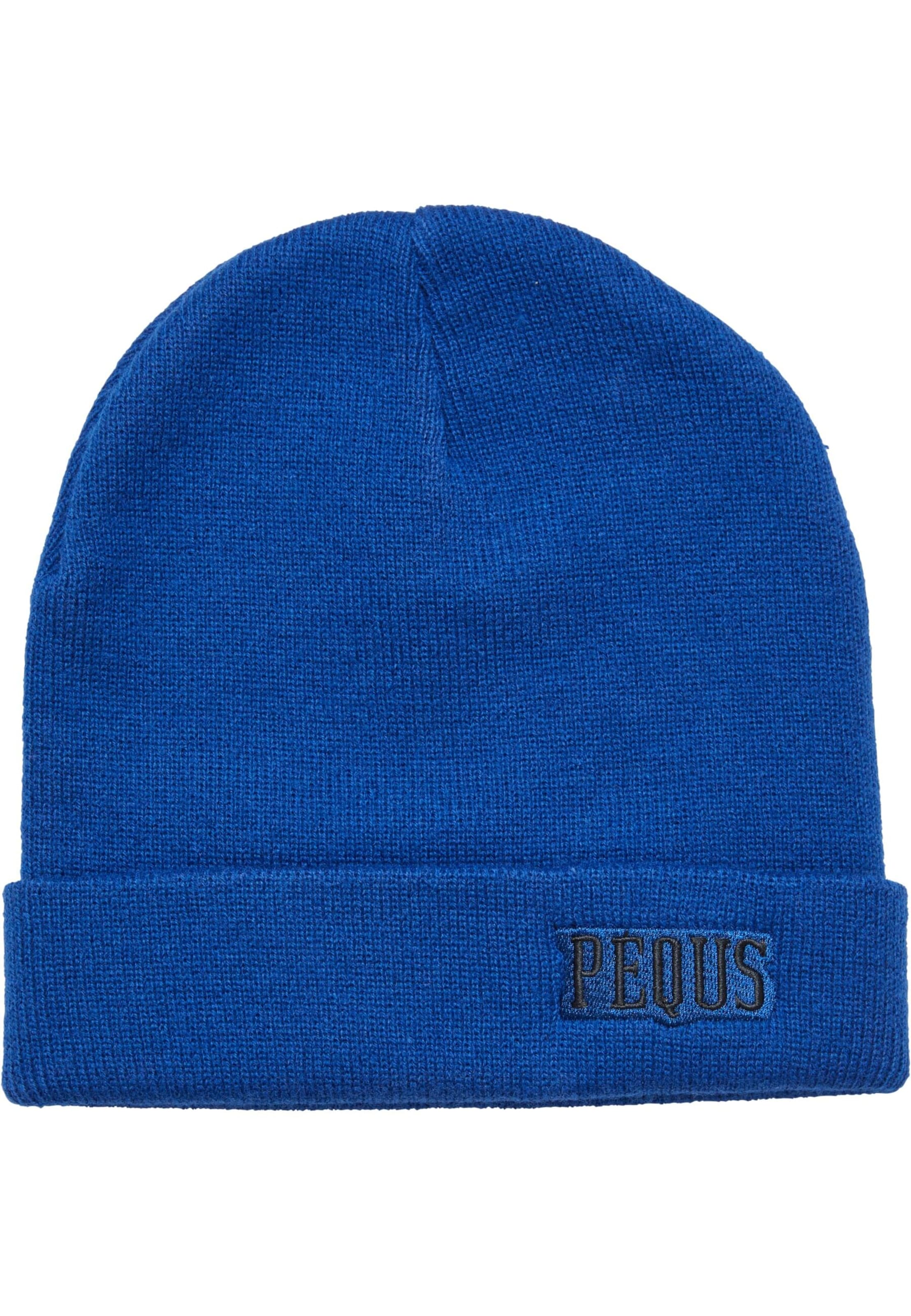 Pequs Beanie in Blue: front