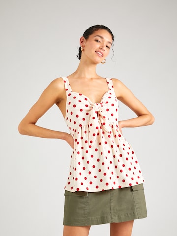 Dorothy Perkins Top – béžová: přední strana