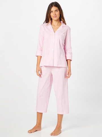 Lauren Ralph Lauren Pyjama in Pink: predná strana