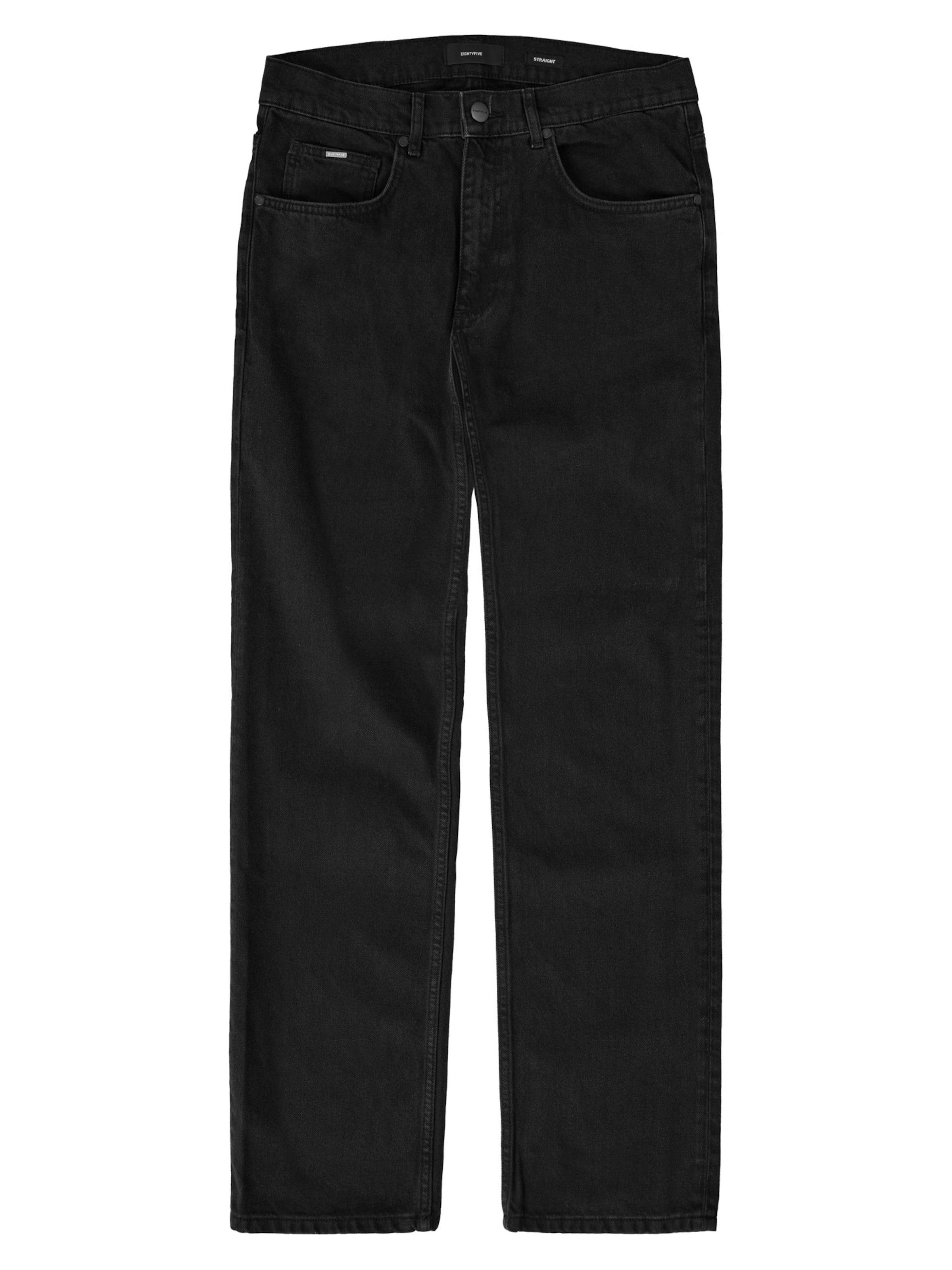 EIGHTYFIVE Regular Jeans in Zwart: voorkant