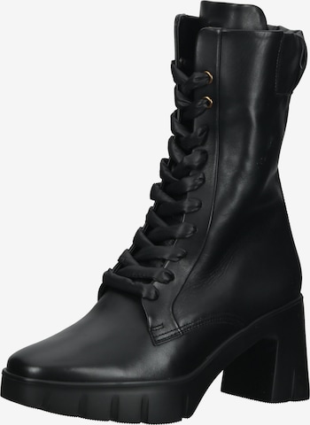 Högl Lace-Up Ankle Boots in Black: front