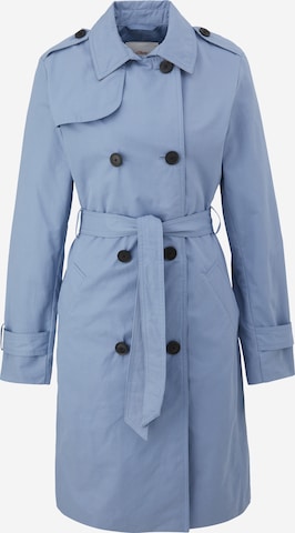 s.Oliver Between-Seasons Coat in Blue: front